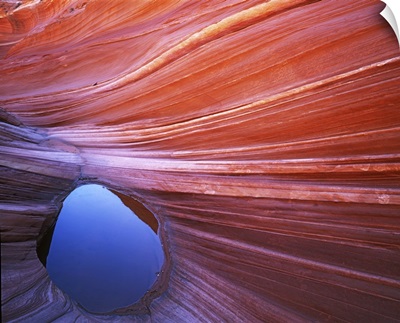 Arizona, Vermilion Cliffs, Pool in Sandstone on the Colorado Plateau