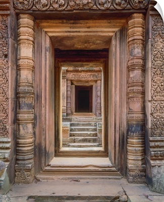 Asia, Cambodia, Angkor Wat Entryway