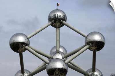 Belgium, Brussels, Atomium, Futuristic building