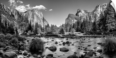 California, Yosemite National Park, Merced River, El Capitan