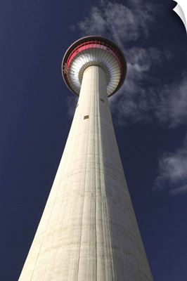 Canada, Alberta, Calgary, Downtown view of Calgary Tower