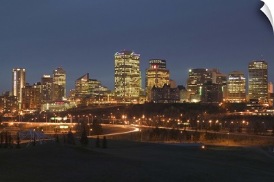Canada, Alberta, Edmonton, Downtown Skyline
