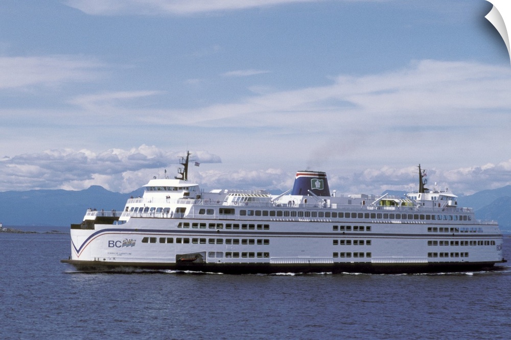 North America, Canada, British Columbia, Vancouver Island, Nanaimo. Ferry boat