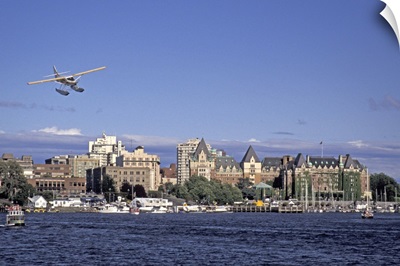 Canada, British Columbia, Victoria Harbor, Harbor Air float plane