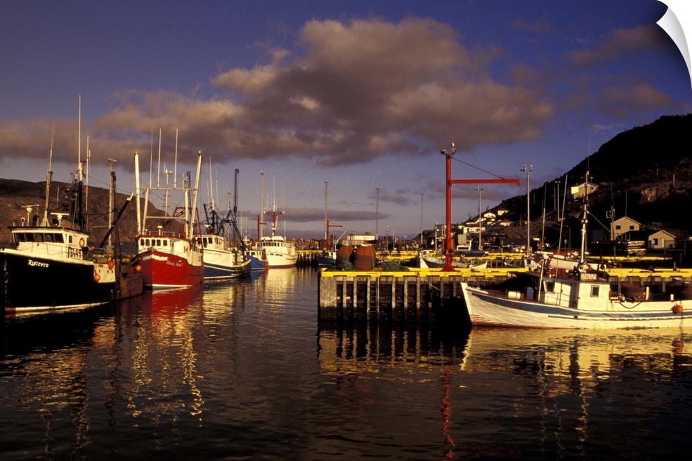 NA, Canada, Newfoundland, St. John's.Boats in St. John's Harbor
