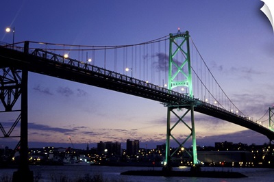 Canada, Nova Scotia, Halifax. MacDonald Bridge