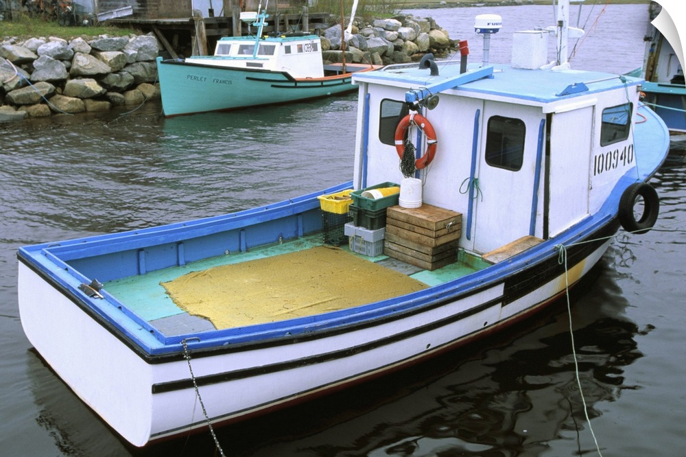 N.A. Canada, Nova Scotia.  Lobster boats.