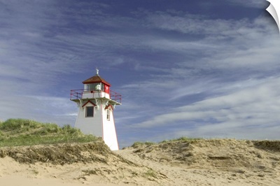 Canada, Prince Edward Island National Park. Cove Head lighthouse