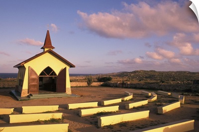Caribbean, Aruba, Dutch-style Alto Vista chapel
