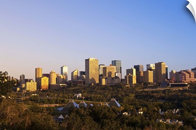 Edmonton, Canada, at sunrise