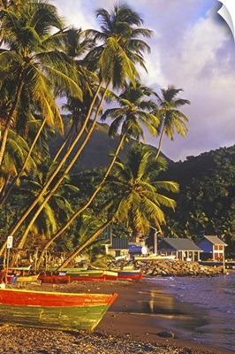 Fishing boats, Soufriere, St Lucia, Caribbean