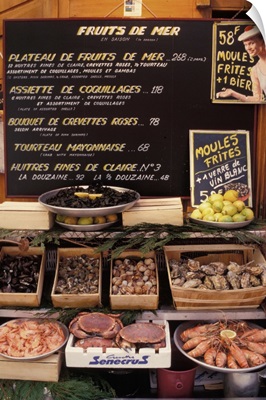 France, Paris, Quartier Latin, Sea Food