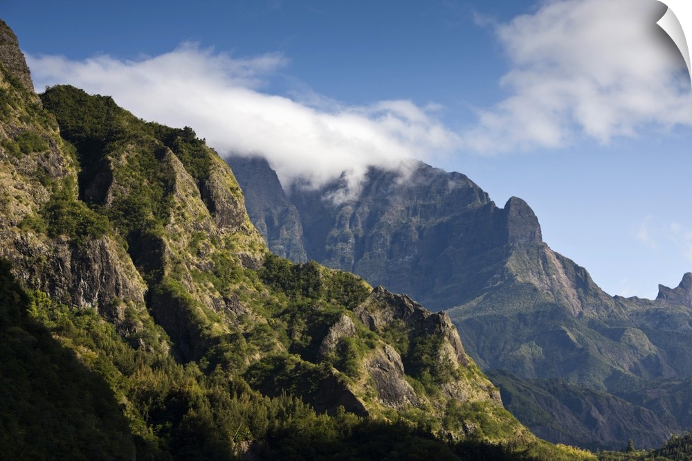 France, Reunion Island, Cirque De Cilaos, Le Grand Benare (El, 2896 Meters)