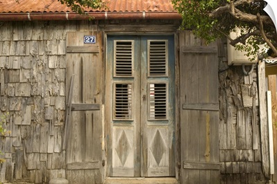 French West Indies, Guadaloupe, Terre de Haut, Bourg Des Saintes, Architectural Detail