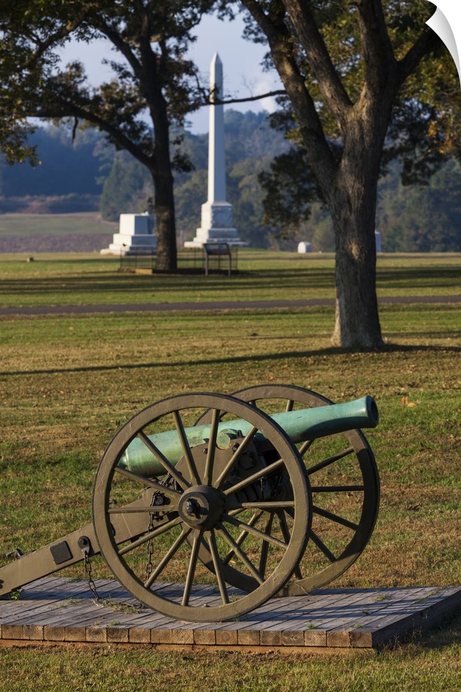 Georgia, Andersonville, Andersonville National Historic Site, site of the first Civil War-era Prisoner-of-War camp, cannon.
