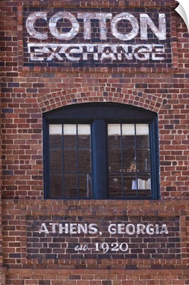 Georgia, Athens, sign for the Cotton Exchange, c. 1920