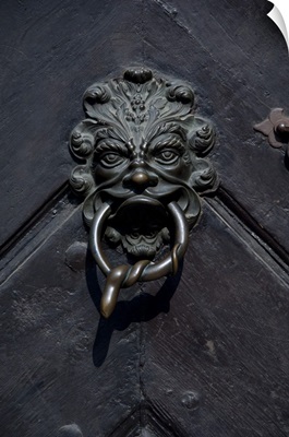 Germany, Bamberg, Old black door