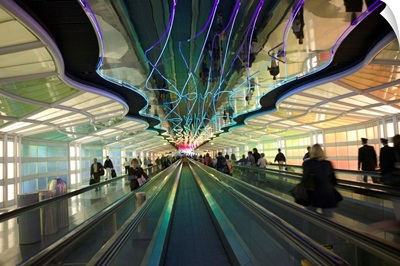 Illinois, Chicago, O'Hare International Airport, Commuters Passageway