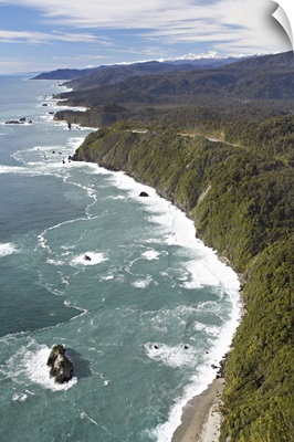 Knights Point, West Coast, South Island, New Zealand - aerial