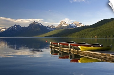 Lake McDonald is the largest lake in Glacier National Park, Montana