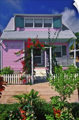 Loyalist home from the 1900's in Hope Town, Abaco Islands, Bahamas