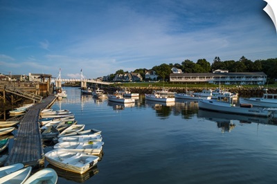 Maine, Ogunquit, Perkins Cove, boat harbor