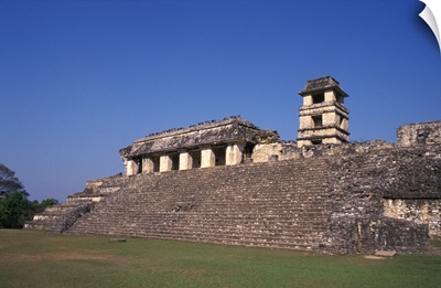 Mexico, Chiapas province, Palenque, The Palace