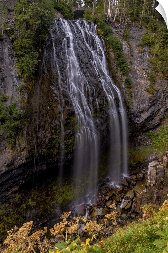 Narada Falls in Mount Rainier National Park, Washington State, USA.