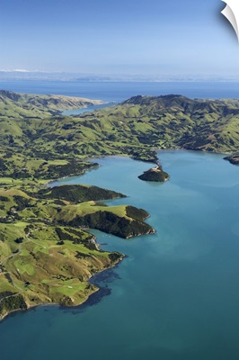 New Zealand, Akaroa Harbour, Banks Peninsula, South Island, New Zealand
