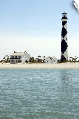 North Carolina, Crystal Coast. Cape Lookout lighthouse, Cape Lookout National Seashore