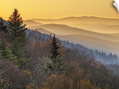 North Carolina, Great Smoky Mountains National Park, Sunrise