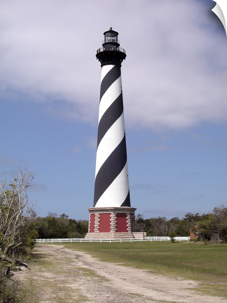 North Carolina, Hatteras Island, Buxton.Cape Hatteras Lighthouse, nation's tallest brick lighthouse,