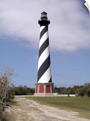 North Carolina, Hatteras Island, Buxton. Cape Hatteras Lighthouse