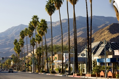 North Palm Canyon Drive in Palm Springs, California, USA