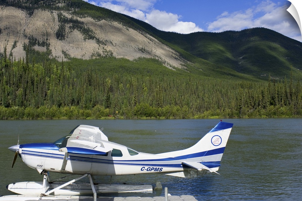 Northwest Territories, Canada. Float plane in Nahanni National Park Reserve.