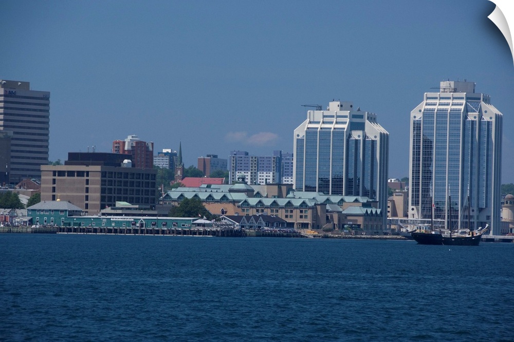 Canada, Nova Scotia, Halifax. City views of Halifax from the water.