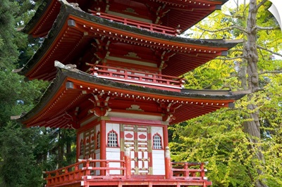 Pagoda in the Japanese Gardens, Golden Gate Park, San Francisco, California