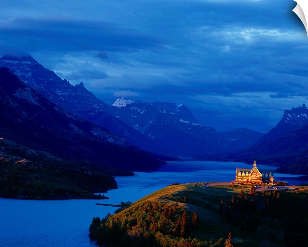 Prince of Wales Hotel in Wateron Lakes National Park in Alberta Canada