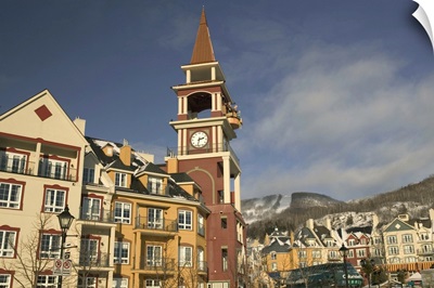 Quebec, The Laurentians, Mont Tremblant Ski Village, Tremblant Sunstar Hotel Tower