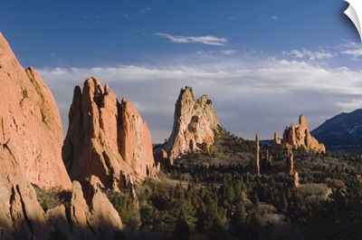 Rock formation, Garden of The Gods National Landmark, Colorado Springs, Colorado