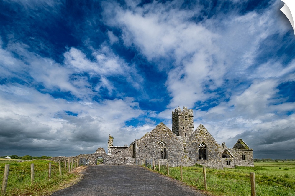 Ross Errily Friary. Located in County Clare, Ireland.