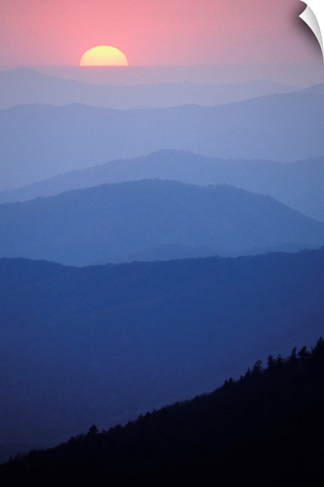 Sunrise, Southern Appalachian Mountains, Great Smoky Mountains National Park, NC