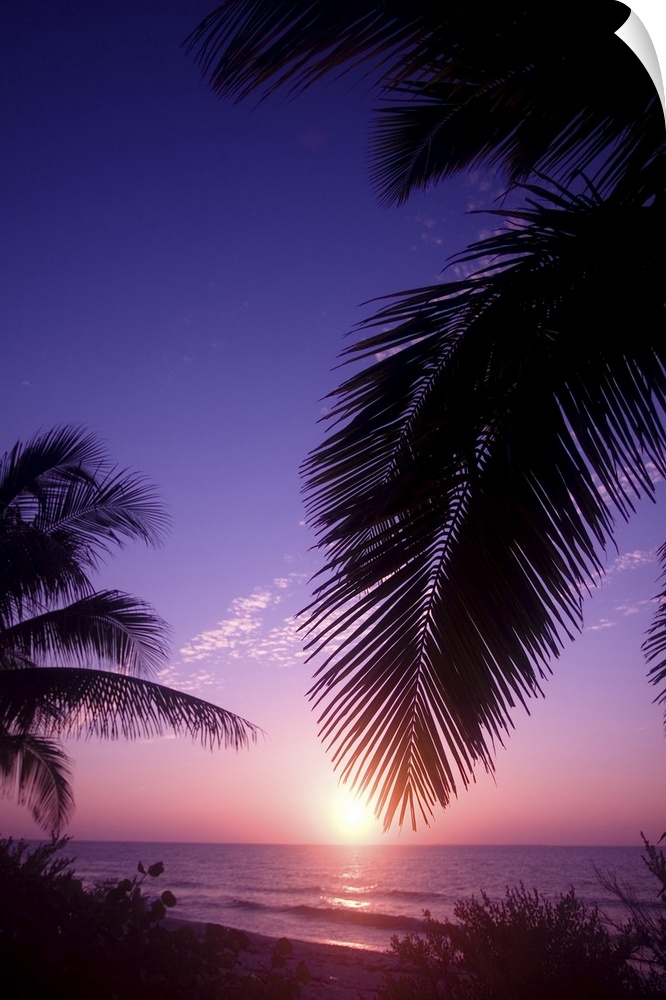 Sunset West End, Cayman Brac, Cayman Islands, Caribbean.