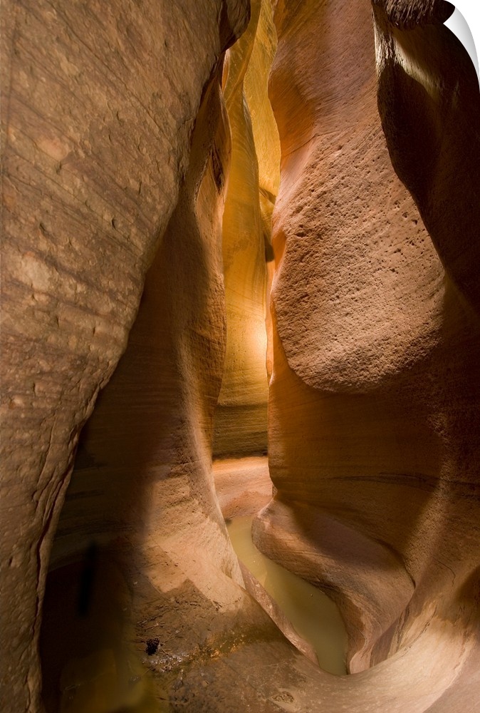 The Key Hole, slot canyon, Zion National Park, near Springdale, Utah.
