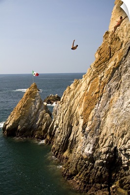 The La Quebrada Cliff Divers, La Quebrada in Acapulco, Guerrero, Mexico
