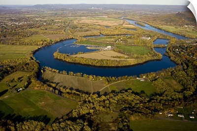 The Oxbow on the Connecticut River in Easthampton, Massachusetts