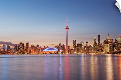 Toronto Skyline at Sunset from Toronto Islands