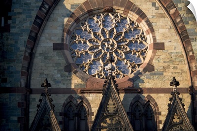 Window above entrance of Mount Vernon Place United Methodist Church, Baltimore