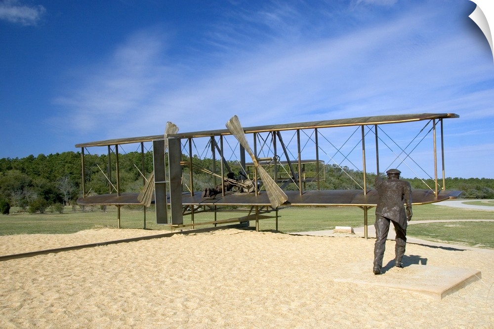 Wright Brothers National Memorial at Manteo, North Carolina.