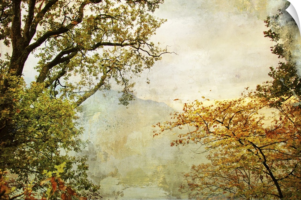 Autumn - artwork in painting style.